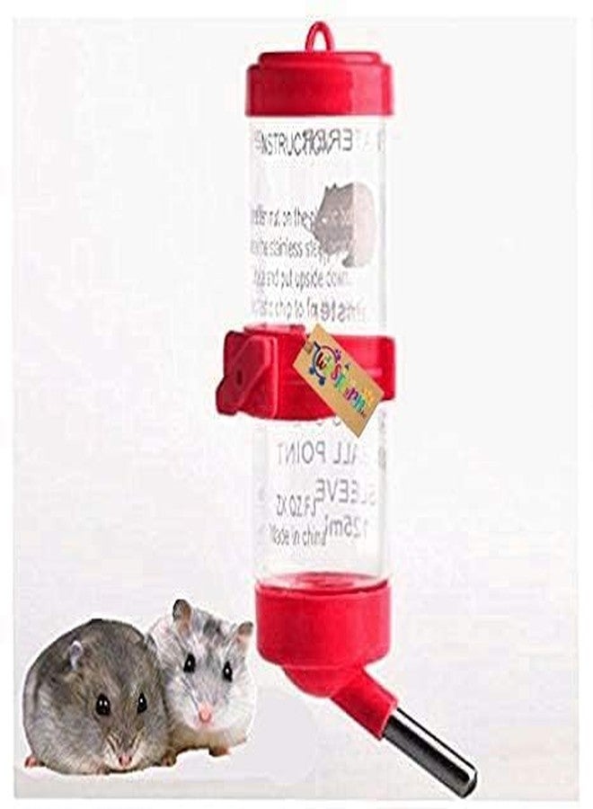 Western Era Hamster 125 ml Cage Hanging Water Bottle, Dispenser Feeder, No Drip, Leak Proof, Fit for Hamster, Guinea Pig, Rabbit (Random) - Image 3